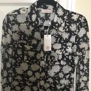 NET Tory Burch “Brigitte” blouse size 4